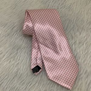 Ermenegildo Zegna pink silk tie
